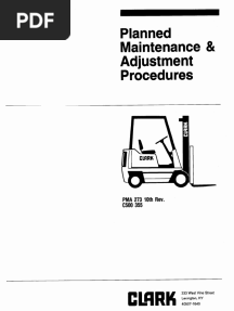 12626069-Clark C500 355 C500 30-55 Forklift Workshop Service Repair Manual Download