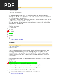 Vale 1,00 Ponto(s) .: Ainda Não Respondida