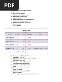 Wizz Air Questions