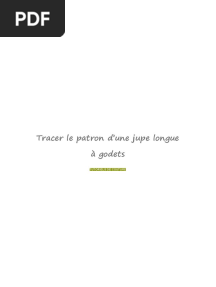 Tracer Le Patron de La Jupe À Godet