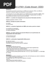 Examen ISO 27001