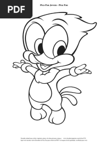 Desenhos Do Pica Pau para Colorir Pica Pau Jovem