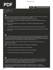 Avaliação Da Disciplina