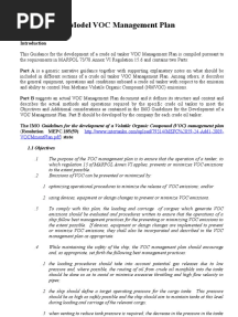 Guidelines For VOC Management Plan - Final - 2010