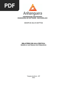 Portifolio Rede e Sistemas Distribuidos