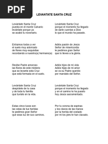 Levantate Santa Cruz
