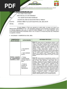 Informe Evaluación Diagnóstica Ept