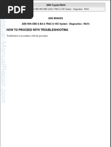 Manual de Mecánica Toyota Rav4 2004