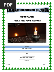 Field Project - Loadshedding-Lusaka 11