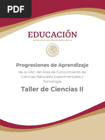 Taller de Ciencias II - Progresiones de Aprendizaje