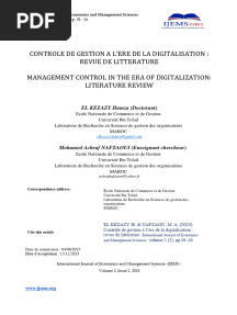 Controle de Gestion A Lere de La Digital