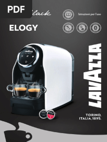 Scarica Il Manuale Di Utilizzo Lavazza - I - in Black - I - Elogy