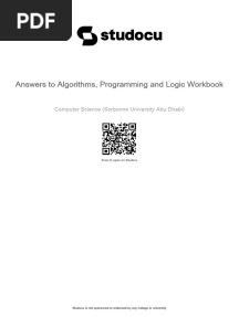 Computer Science Student Workbook Answers 2