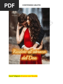 Rindete Al Abrazo Del DON Cap 1 Al 91