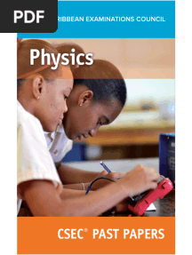 4 CSEC Electricity & Magnetism Past Papers 2023-2011