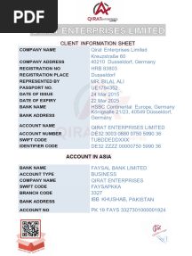 New Sender CIS Qirat Enterprises Limited 2024