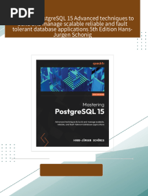 Download ebooks file Mastering PostgreSQL 15 Advanced techniques to build and manage scalable reliable and fault tolerant database applications 5th Edition Hans-Jurgen Schonig all chapters