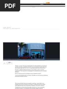 By Reuters Tesla Inc.