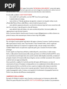 Fascismo Riassunti