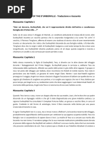 TESS OF THE d'URBERVILLE - Riassunto e Traduzione