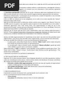 Letteratura Inglese 2024