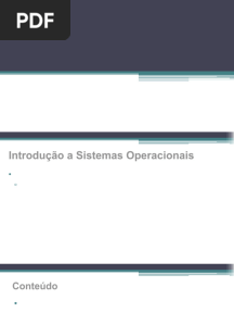 ISO - Aula 1 - Histórico e Conceitos de Sistemas Operacionais