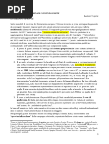 Dinamiche Istituzionali Secpnda Parte