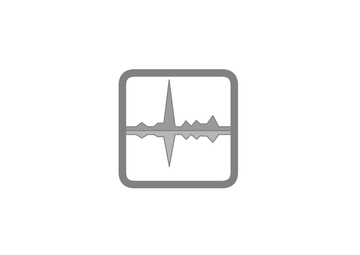 La icona d’un gràfic en temps real.