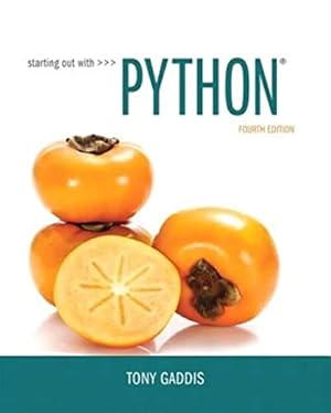 Book cover Starting Out with Python