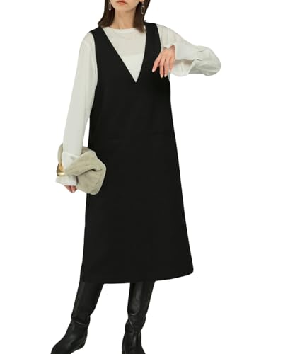 [アーバンリサーチ ロッソ] ワンピース ドレス 『WEB限定』『UR TECH』ジャンパーワンピース レディース RA47-26D701 BLACK 38