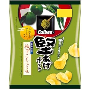 カルビー 堅あげポテト柚子こしょう味 60g×12袋