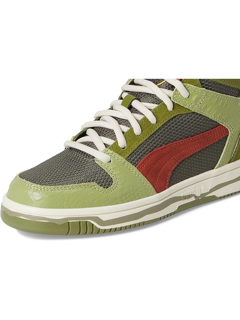 PUMA Rebound Layup Mid Jurassic World Shoes (Big Kid)