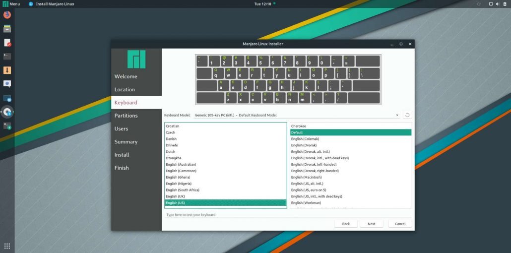 manjaro 安装分区以及配置方案