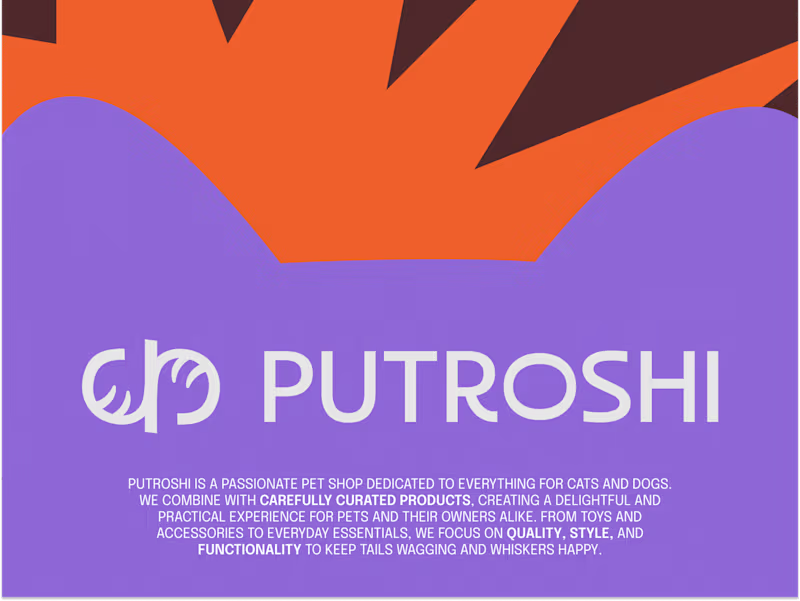 Cover image for Putroshi Petshop — Logo and Visual Identity