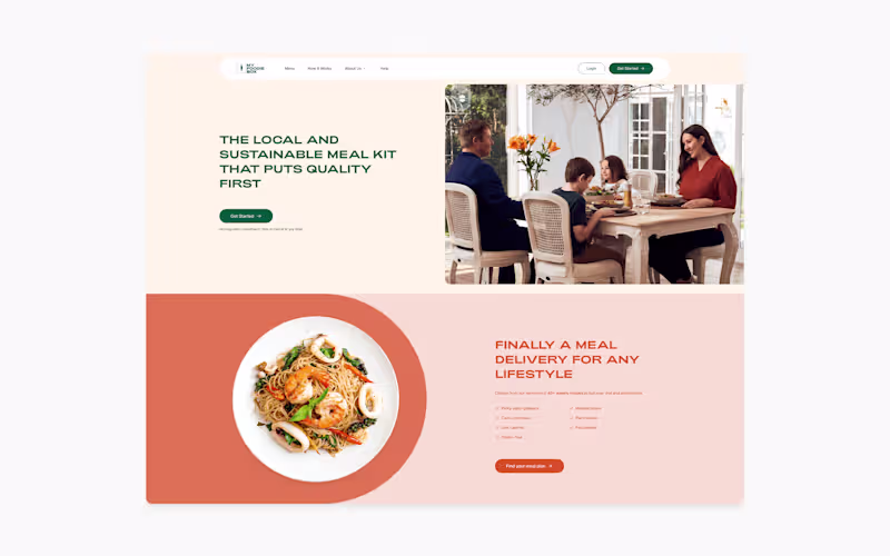 Cover image for Simply delicious meals delivered to your door