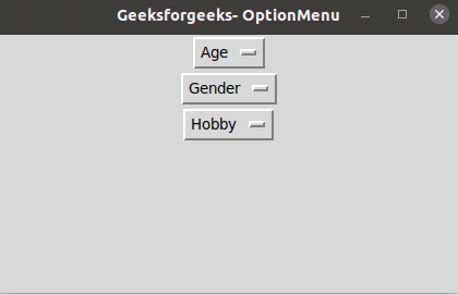 tkinter option menu