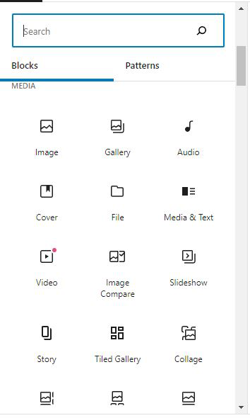 WordPress Insert Media