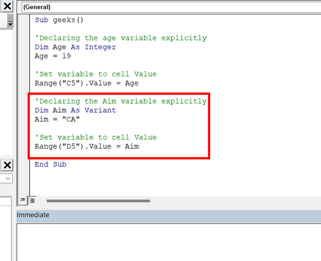 Setting-value-of-D5-to-variable-name