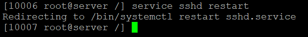 restart ssh server in Ubuntu