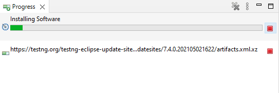 Installation process begins