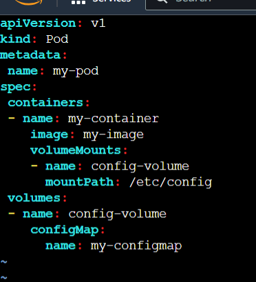 Mounting ConfigMap as Volume