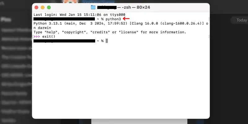 Exit-Python