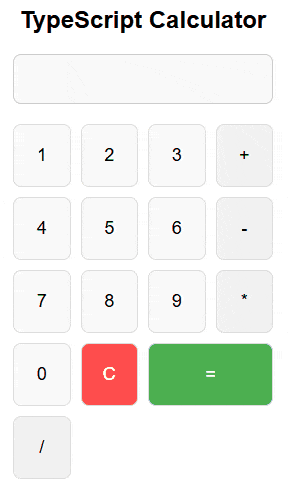calculator-Typescript