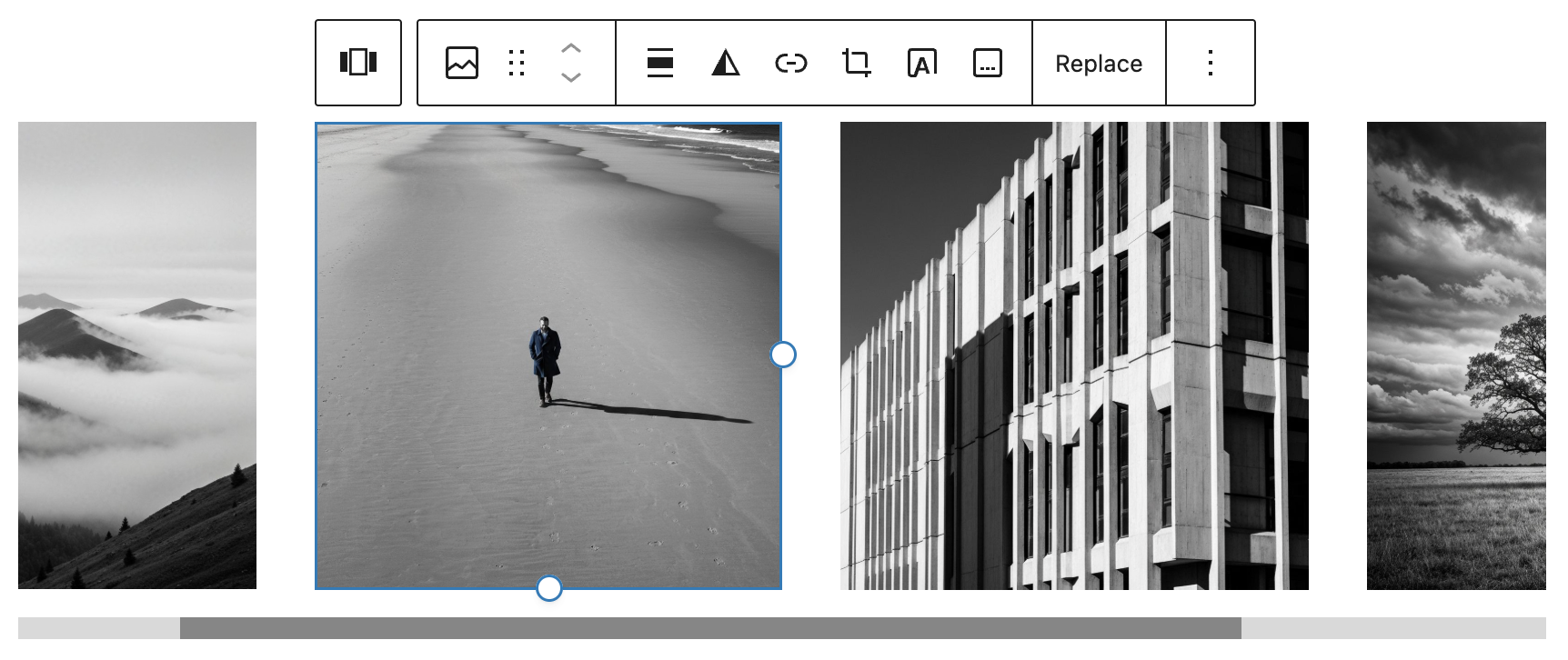 Carousel editor
