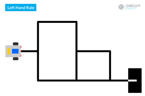 arduino maze solving robot project working demonstration