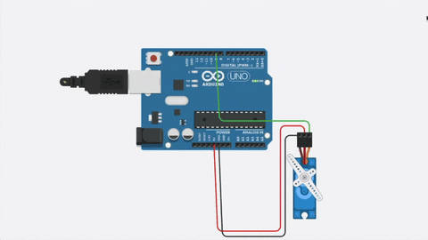 arduino servo motor control working demonstration