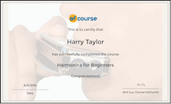 Harmonica cert