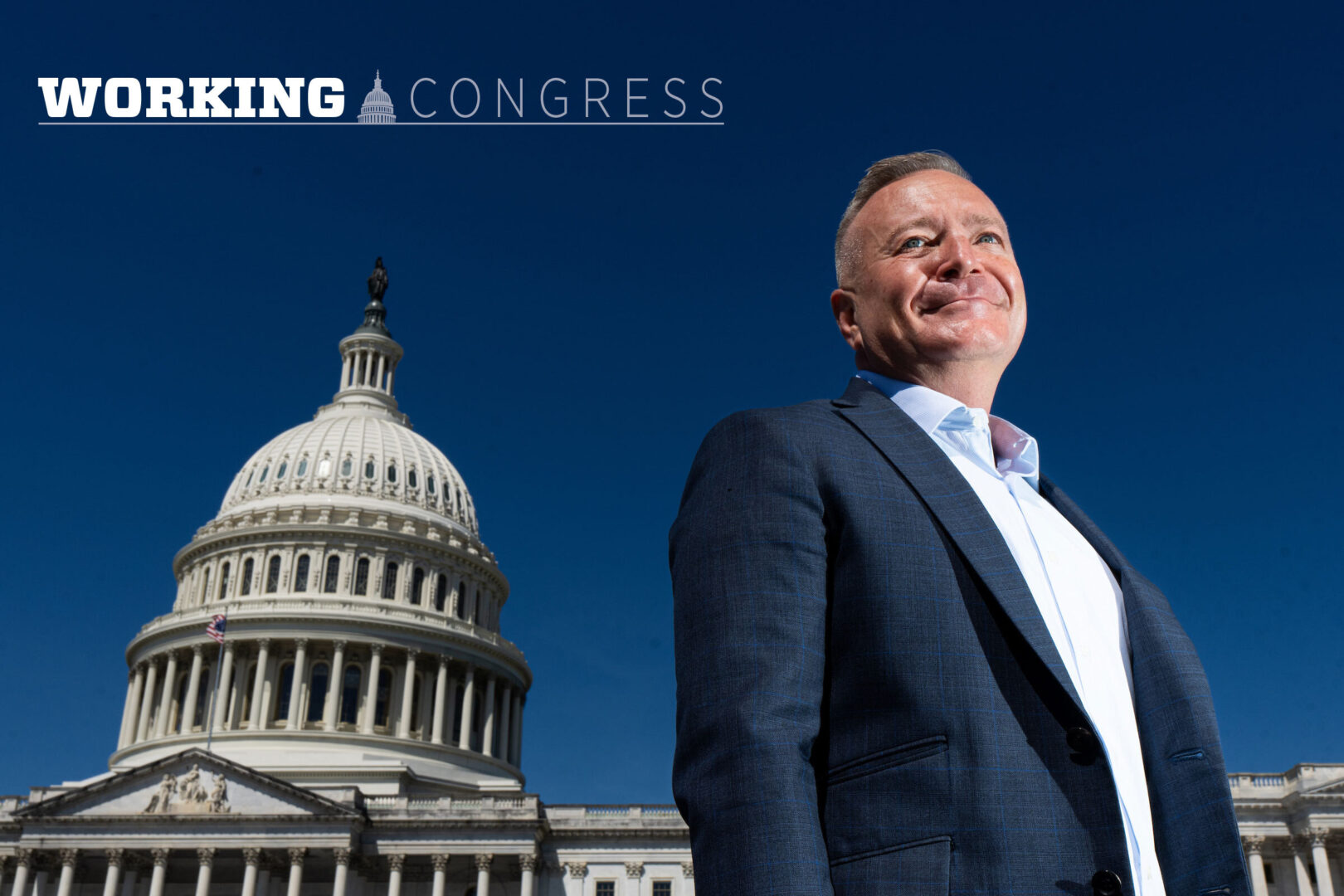 Lynden Armstrong poses outside the Capitol in May, after retiring from a long career in the Senate. He helped to launch the Gay, Lesbian and Allies Senate Staff Caucus in 2004. 