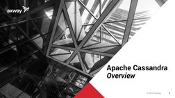 2
Apache Cassandra
Overview
© 2016 Axway