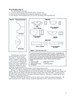 Press Bending (Fig. 2)
This method utilizes three steps:
(1) A ram die with the desired radius of bend is fitted to the pres